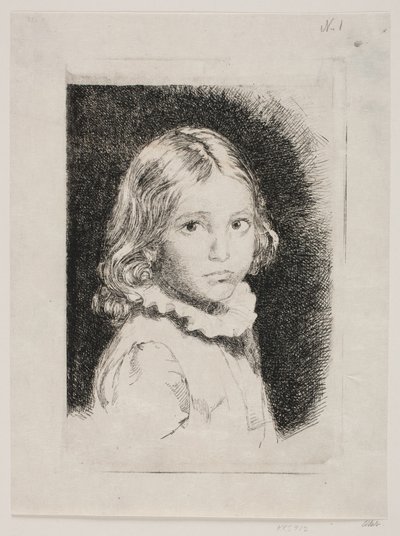 Portrait de Clara Emilie Rose Bloch - Carl Bloch