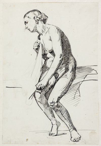 Études pour la peinture du musée "La fille de Jaïre" - Carl Bloch