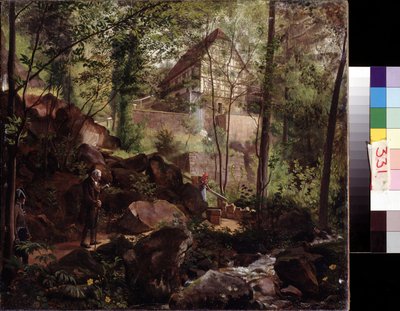 La promenade de prince Max - Carl Christian Vogel von Vogelstein