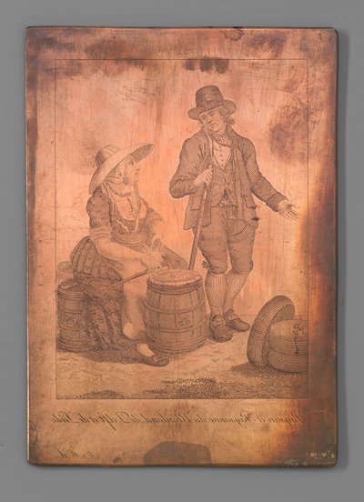 Paysans du Rhinland de Delft de Leide - Carl Cristiaan Fuchs