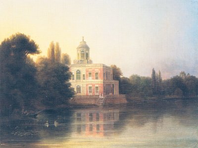 vue sur le Marmorpalais bei Potsdam - Carl Daniel Freydanck