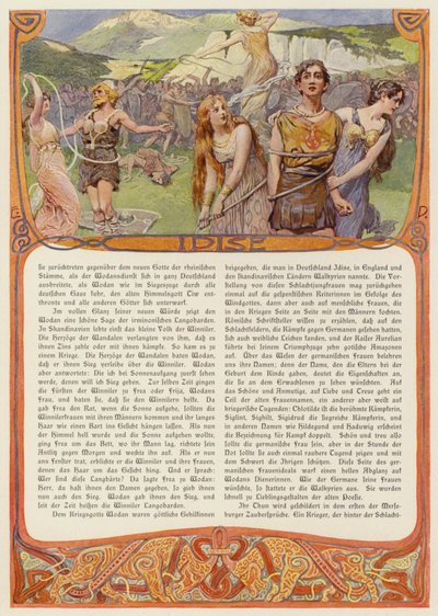 Idis, déesse germanique - Carl Emil Doepler