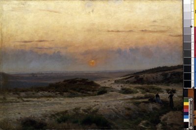 Coucher de soleil - Carl Emil Lund