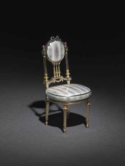 Chaise miniature, 1896-1906 - Carl Fabergé
