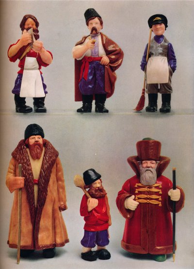 Types nationaux russes, vers 1935 - Carl Fabergé
