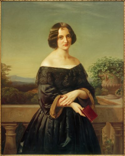 Marie Wiegmann / Peinture de Carl Ferdinand Sohn - Carl Ferdinand Sohn