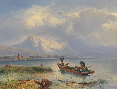 Retour de la récolte de foin - Carl Franz Emanuel Haunold
