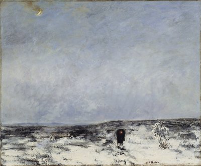 Paysage de bruyère avec une voiture - Carl Fredrik Hill