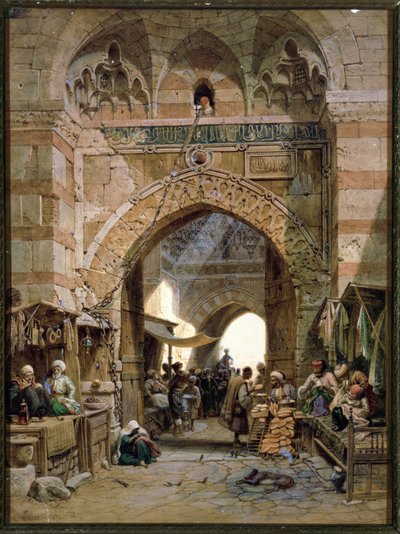 Scène de bazar, 1875 - Carl Friedrich Heinrich Werner
