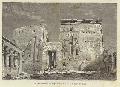 Égypte - Colonnade du temple d