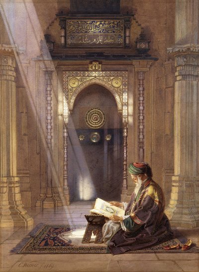 Dans la mosquée - Carl Friedrich Heinrich Werner