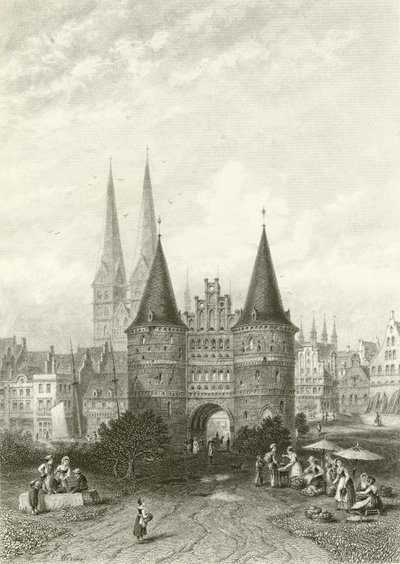 La Porte de Holstein, Lübeck - Carl Friedrich Heinrich Werner