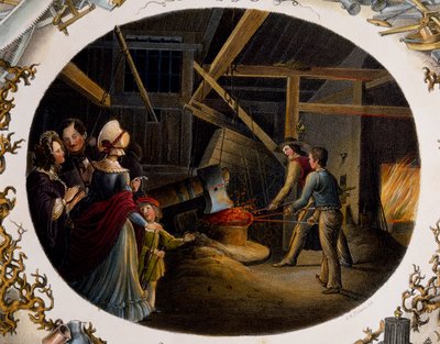 Vue de la fonderie - Carl and Geiger Peter Johann Nepomuk Kunz