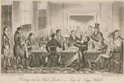 Soirée et de bonne humeur - une scène à l