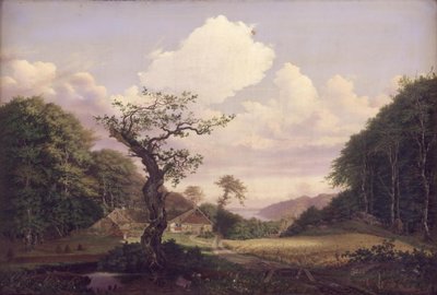 Paysage avec vue sur Sjælsø près de Hørsholm - Carl Georg Scheuermann