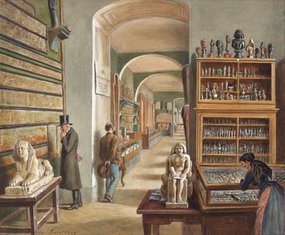 Le deuxième cabinet de la collection égyptienne - Carl Goebel d. J.