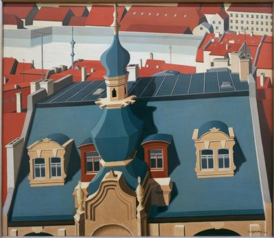 Würzburg, toits - Carl Grossberg