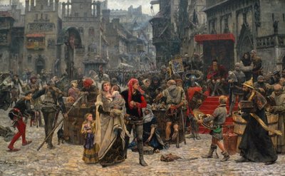 Valdemar IV Atterdag tenant Visby en rançon - Carl Gustaf Hellqvist