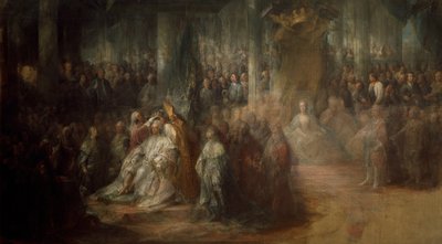 Le couronnement du roi Gustave III de Suède - Carl Gustaf Pilo