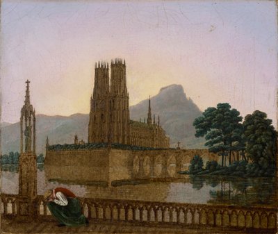 Cathédrale gothique - Carl Gustav Carus