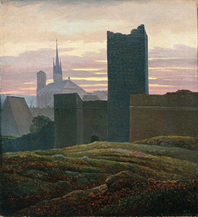 Le château royal de Cheb - Carl Gustav Carus