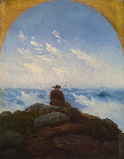 Voyageur au sommet de la montagne - Carl Gustav Carus