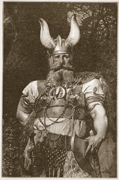Un chef viking, illustration de 