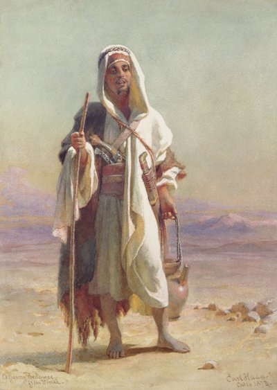 Un jeune Bédouin du Sinaï, 1873 - Carl Haag