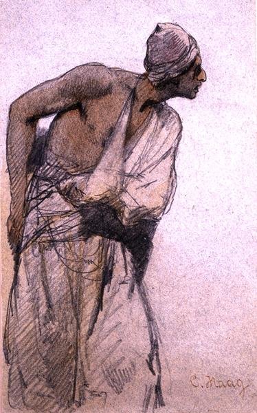 Un paysan arabe - Carl Haag