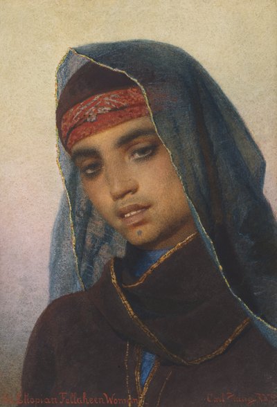 Une femme fellah éthiopienne - Carl Haag