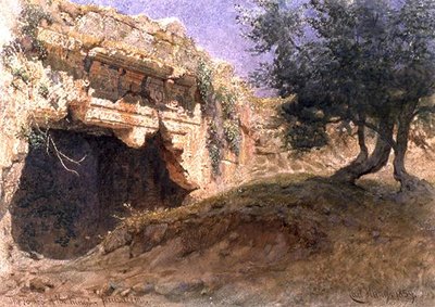 Entrée des tombes des rois, Jérusalem - Carl Haag