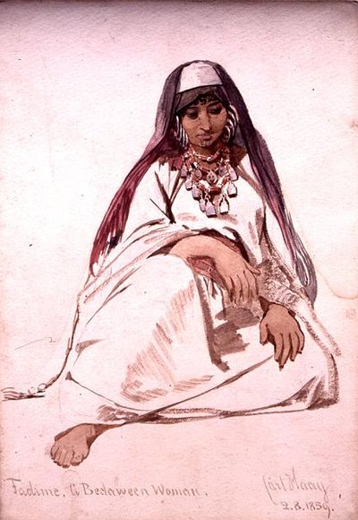 Fadine, une femme bédouine - Carl Haag
