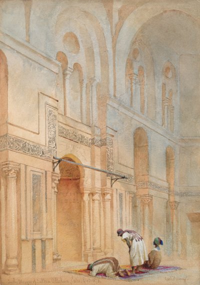 Dans la mosquée du Sultan Allahoon, Le Caire - Carl Haag