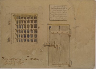 La prison de Jasso à Ferrare, 1852 - Carl Haag