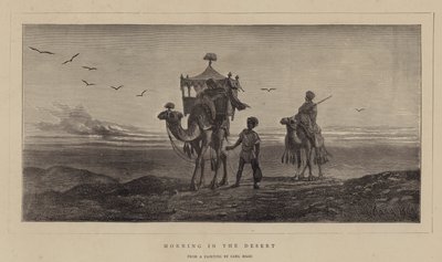 Matin dans le désert - Carl Haag