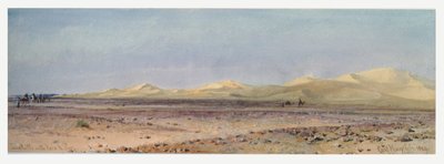 Collines de sable sur la route de Suez, 1859 - Carl Haag