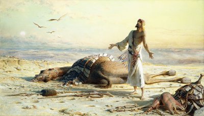Naufrage dans le désert, 1886 - Carl Haag