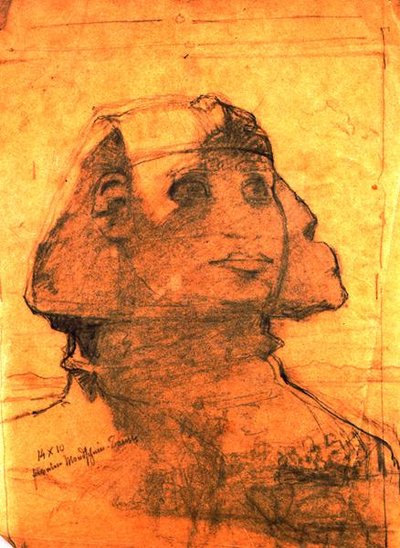 Sphinx à Gizeh - Carl Haag
