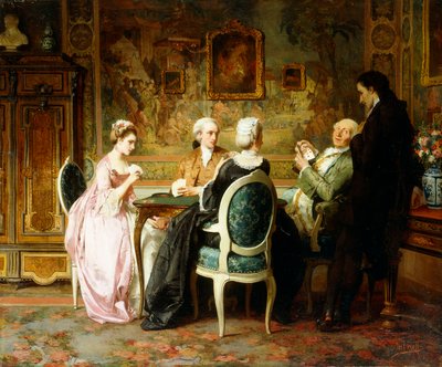Le jeu de cartes - Carl Heinrich Hoff