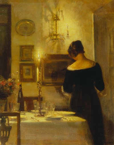 Dans la salle à manger - Carl Holsoe