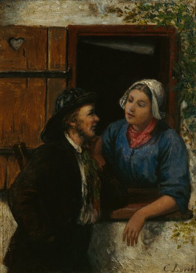 Le pilote et sa femme - Carl Julius Lorck