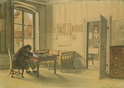 Erwin Speckter dans sa maison de Munich - Carl Julius Milde