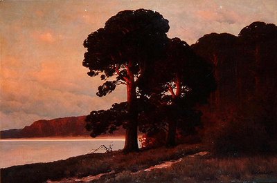 Coucher de soleil, c.1930 - Carl Kenzler