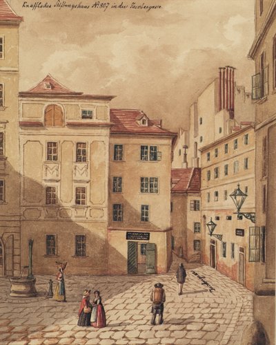 La maison de la fondation Knaffel à Jacobergasse n° 807 à Vienne - Carl L. Wiesböck