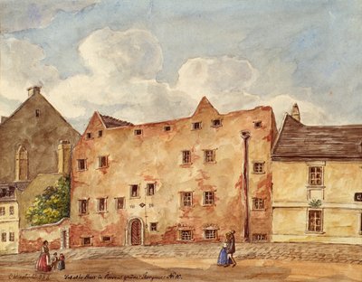 La vieille maison dans la rue Verte Thorgasse n° 80 à Vienne Rossau - Carl L. Wiesböck