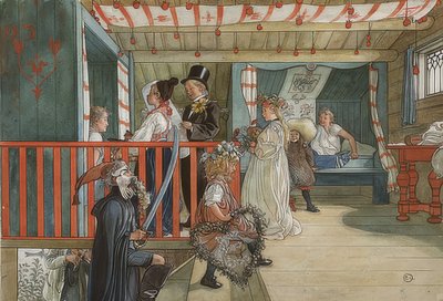 La Fête du nom - Carl Larsson