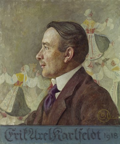 Erik Axel Karlfeldt, 1918 - Carl Larsson