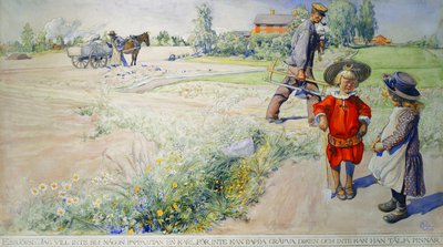 Esbjorn et la Fille de Paysan, 1904 - Carl Larsson