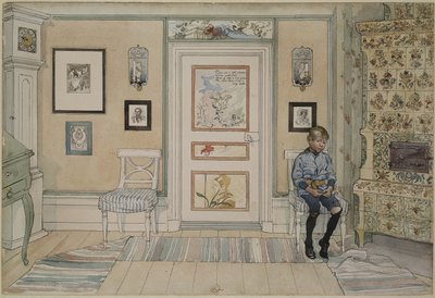 Dans le coin, de la série A Home, c.1895 - Carl Larsson