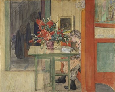 Lisbeth lisant - Carl Larsson